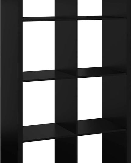 ClosetMaid 4587 Decorative Open Back 8-Cube Storage Organizer, Black, 4587 - LeafyLoom