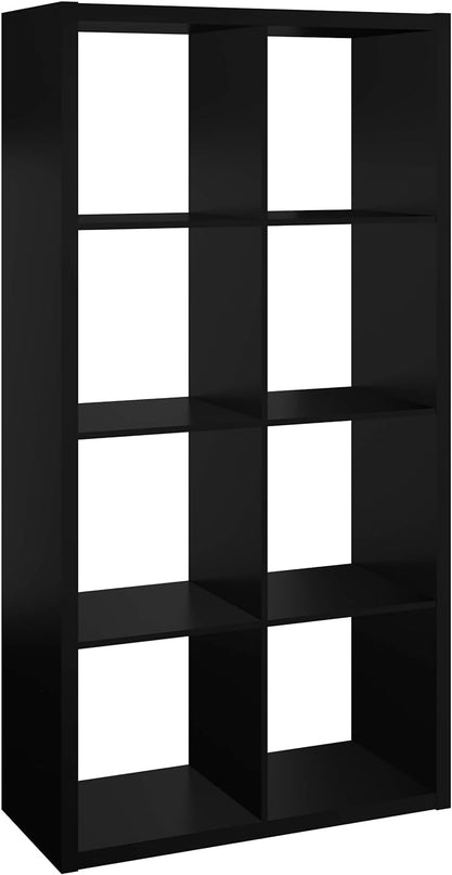 ClosetMaid 4587 Decorative Open Back 8-Cube Storage Organizer, Black, 4587 - LeafyLoom