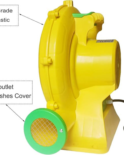 Air Blower 750 Watts, Bounce House Blower for inflatables Jump House, Inflatable Castle and Jump Slides, Efficient and Convenient Commercial Inflatable Blower for Bounce House (Style C-750W) - LeafyLoom