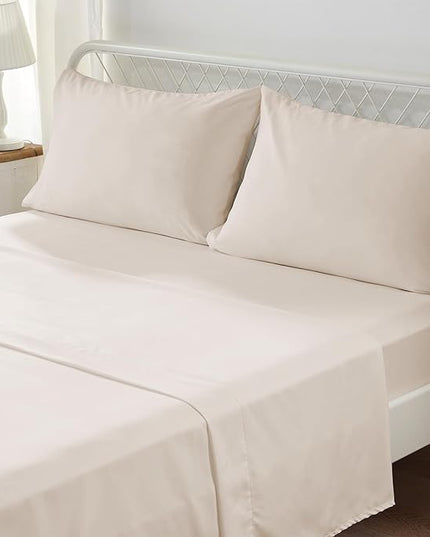 Anluoer Queen Comforter Set, khaki Tufted Bed in a Bag 7 Pieces with comforters and sheets, All Season Bedding Sets with 1 Comforter, 2 PillowShams, 2 Pillowcases, 1 Flat Sheet, 1 Fitted Sheet - LeafyLoom