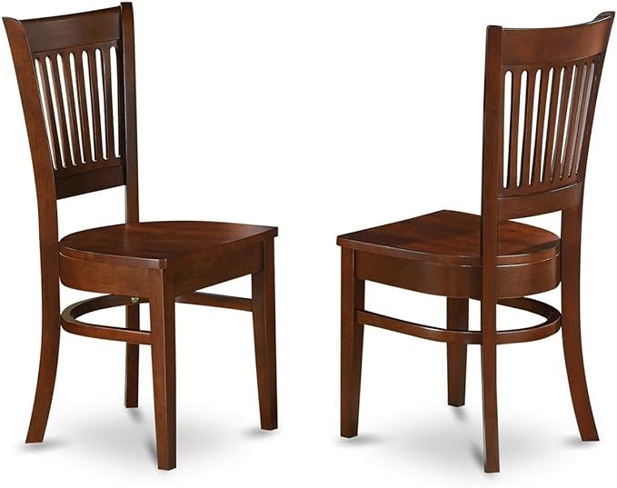 East West Furniture DLVA5-ESP-W Dublin 5 Piece Kitchen Set for 4 Includes a Round Dining Room Table with Dropleaf and 4 Solid Wood Seat Chairs, 42x42 Inch - LeafyLoom