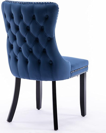 NicBex Haerin-SD-00118-LWJ Dining Chairs, 27.4"x20.4"x37.4", Blue - LeafyLoom
