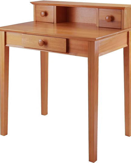 Winsome Wood Studio Home Office, Honey - LeafyLoom