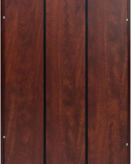 STARY 5 Shelf Cherry Bookcase 60 inch Tall Wood Bookshelf for Bedroom - LeafyLoom