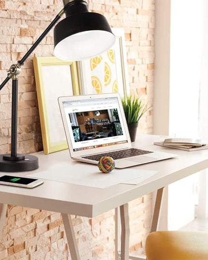 OttLite Balance LED Desk Lamp with USB Port - Modern, Adjustable, Desk Light - LeafyLoom