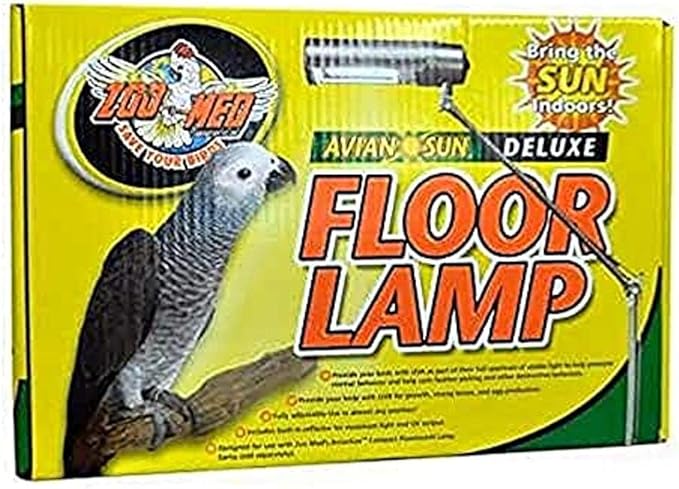 Zoo Med AvianSun Deluxe Floor Lamp(bulb not included) - LeafyLoom