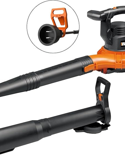 Worx WG518 12 Amp 2-Speed Electric Leaf Blower/Mulcher/Vacuum - LeafyLoom