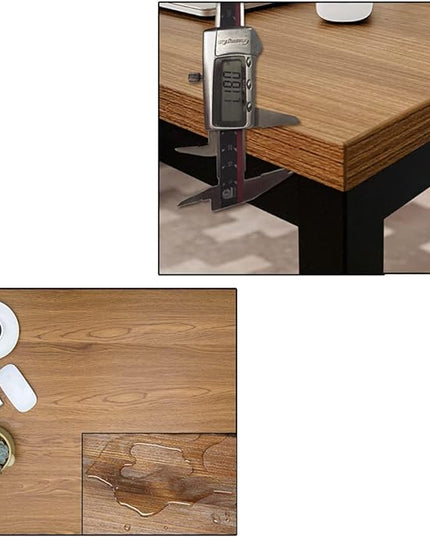 BIBOC Computer Desk Computer Table/Dining Table Meeting Desk 30X60 inch Desk,Modern Simple Style Desk,Office Desk Sturdy Writing Workstation for Home Office-Walnut - LeafyLoom