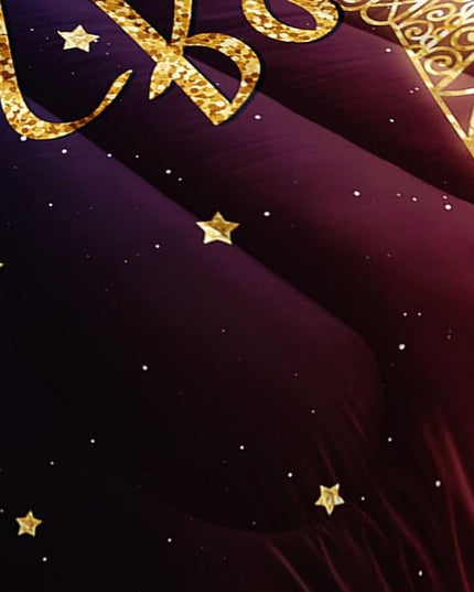 Datura home Kids Comforter Set Eiffel Tower Printed Pattern Bedding Set with 1 Comforter and 2 Pillowcases for Girls Boys Bedroom All Season(Tower Queen) - LeafyLoom