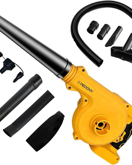 Mini Cordless Leaf Blower for Dewalt 20V Battery, Replace for DCE100B Air Blower, Vacuum150CFM Up to 120MPH, 2-in-1 Handle Electric Blower(Battery Not Included) - LeafyLoom