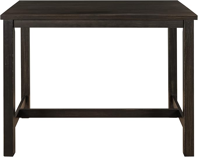 NicBex Dining Table Contemporary Kitchen Table Farmhouse Rustic Wooden Counter Height Dining Table for Small Places Rectangular Dining Table, Easy Assembly, Espresso - LeafyLoom