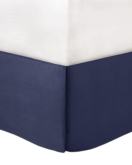 Intelligent Design Robbie Cozy Comforter Set Bed in A Bag, Modern Casual All Season Bedding Set, Matching Sham, Decorative Pillow, Navy/Tan, Full, 9 Piece - LeafyLoom