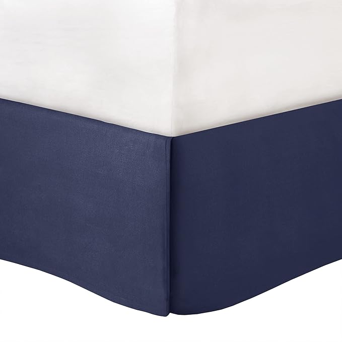 Intelligent Design Robbie Cozy Comforter Set Bed in A Bag, Modern Casual All Season Bedding Set, Matching Sham, Decorative Pillow, Navy/Tan, Full, 9 Piece - LeafyLoom
