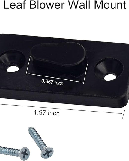 Leaf Blower Wall Mount Compatible with Milwaukee Leaf Blower M18 2724-20 2724-21, Plastic Wall Holder use for Hanging Leaf Blower - Mounting Bracket - LeafyLoom