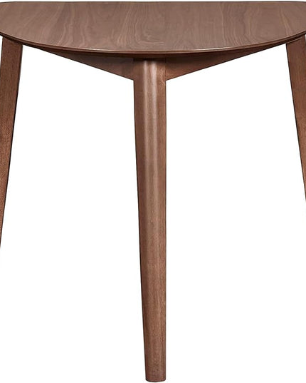 New Classic Furniture Oscar Corner Table, Walnut - LeafyLoom