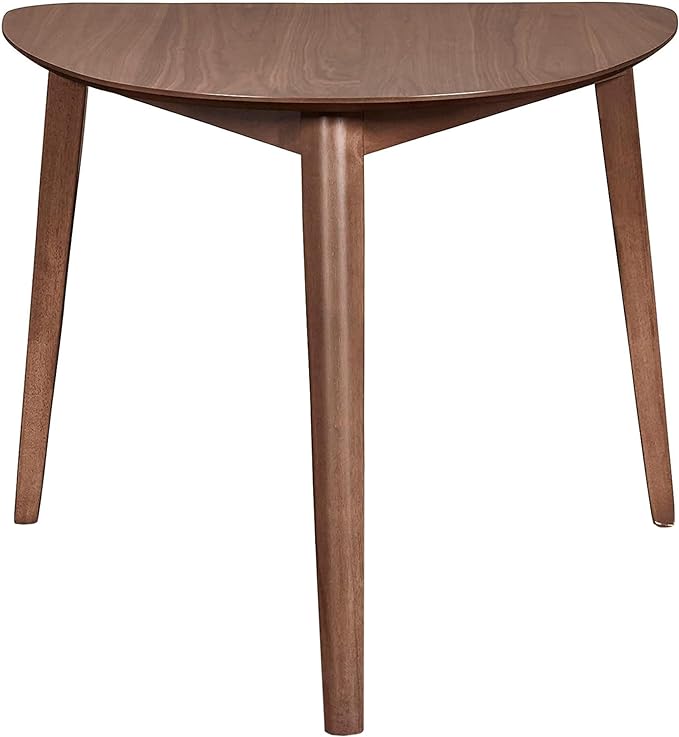 New Classic Furniture Oscar Corner Table, Walnut - LeafyLoom