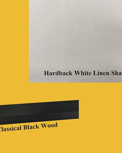 Floor Lamp,Shelf Floor Lamp with LED Bulb,Display Shelves Floor Lamp,Floor Lamp for Living Room,Floor Lamp for Bedroom,White Linen Shade,Wood,Black - LeafyLoom