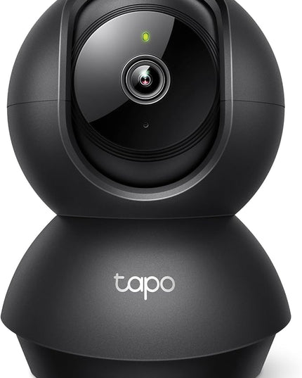 Tapo by TP-Link Pan/Tilt Security Camera for Baby Monitor, Pet Camera w/Motion Detection, 1080P, 2-Way Audio, Night Vision, Cloud & SD Card Storage, Works with Alexa & Google Home, Black (Tapo C201) Tapo