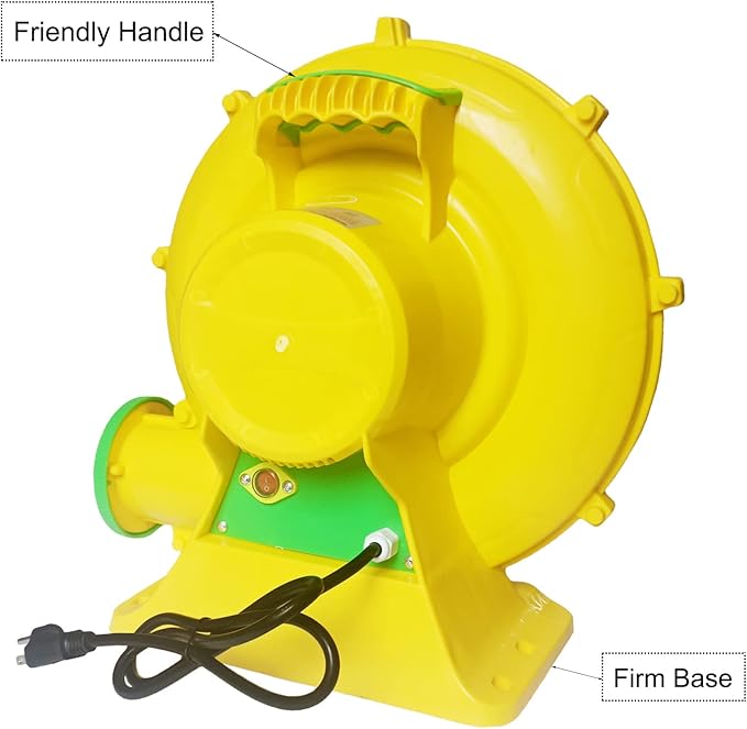 Air Blower 750 Watts, Bounce House Blower for inflatables Jump House, Inflatable Castle and Jump Slides, Efficient and Convenient Commercial Inflatable Blower for Bounce House (Style C-750W) - LeafyLoom