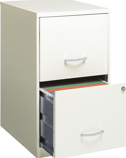 Lorell LLR14341WE - SOHO 18 2-drawer File Cabinet - LeafyLoom