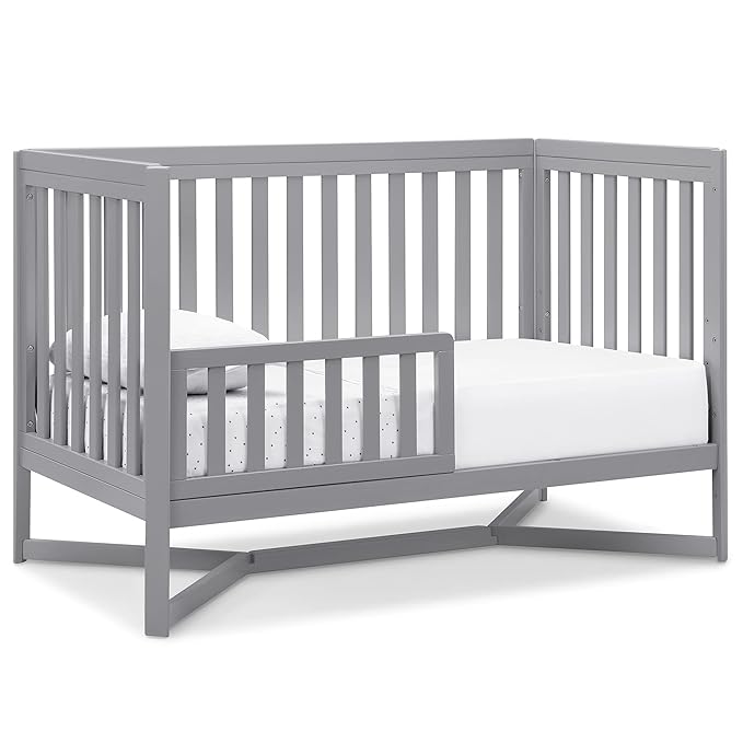 Delta Children Tribeca 4-in-1 Baby Convertible Crib, Grey - LeafyLoom