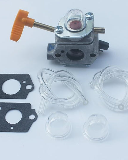 kipa Carburetor for Homelite 308054041 UT-09520 UT-09521 UT-09523 UT-09525 26cc Blowers with Fuel Lines Primer Bulbs Mounting Gaskets - LeafyLoom