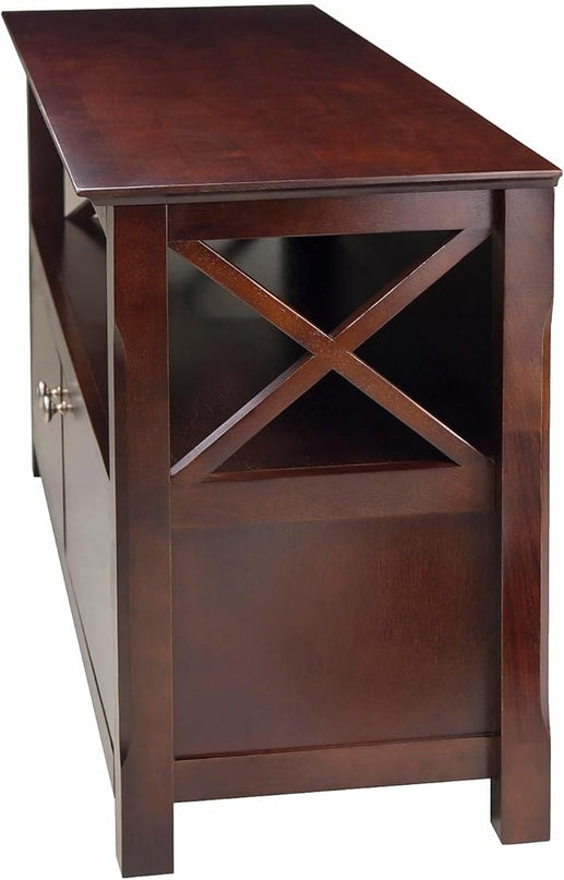 Winsome Xola 40643 Cappuccino TV Stand (40643) - LeafyLoom