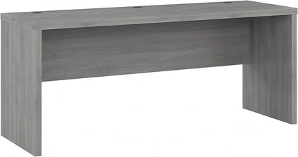 Bush Business Furniture Echo Computer Desk, 72W, Modern Gray - LeafyLoom