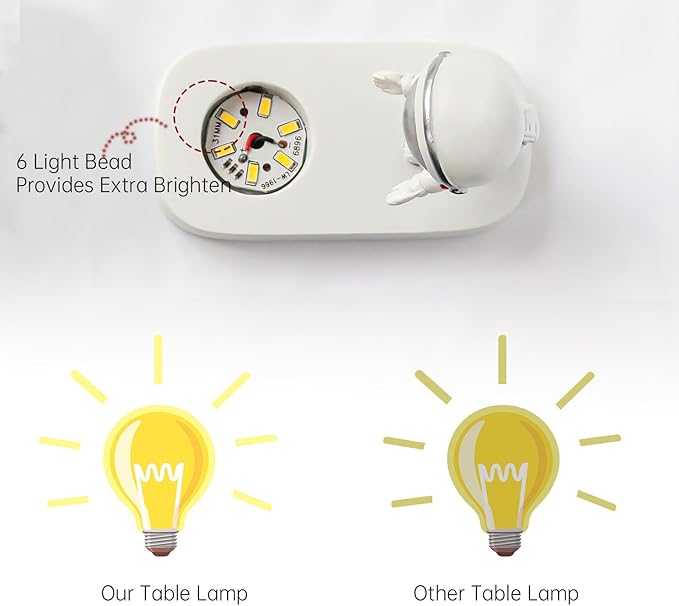 Table Lamp for Kids, 3D Galaxy Crystal Ball Super Soft Illumination LED Small Night Light USB Powered and Button Control Nightlight, Perfect for Gift - LeafyLoom