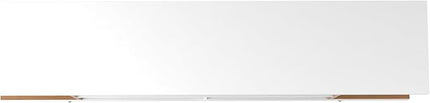 Manhattan Comfort Utopia 70.47" Freestanding Entertainment Center for Living Room, Mid Century Modern TV Stand with Shelves, Storage and Media Holes, Fits 65" Screens, 70.47 Inches, White and Maple - LeafyLoom
