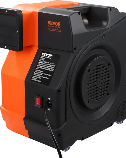 VEVOR Inflatable Blower, 1100W, 1.5 & 1.7 HP Bounce House Blower, Pump Commercial Air Blower for Inflatables, 3100 RPM Bouncy Castle Electric Fan for Bounce House, Waterslides - LeafyLoom