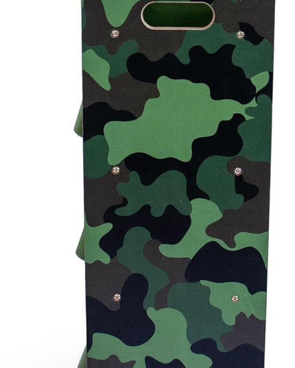 Humble Crew, Army Green Camo Hunter Toy Organizer with 12 Plastic Storage Bins - LeafyLoom