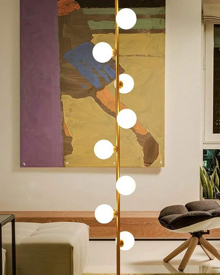 Hsyile Lighting KU300198 Cozy Elegant Modern Creative Floor Lamp for Living Room,Bedroom,Office,9 Lights - LeafyLoom