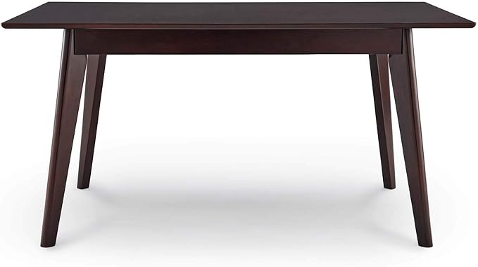 Modway Oracle 47" Rectangle Dining Table, Cappuccino - LeafyLoom