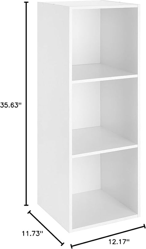 Whitmor 3 Cube Organizer, White - LeafyLoom