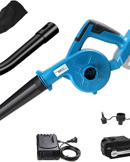 NEWONE Small Leaf Blower Cordless Mini Hand Electric Leaf Blower/Leaf Vacuum,20V 2 Speed Lightweight Sweeper Vacuum with 1 Battery and Charger,Portable for Lawn Care/Dust/Pet Hair/Dust/Small Trash - LeafyLoom