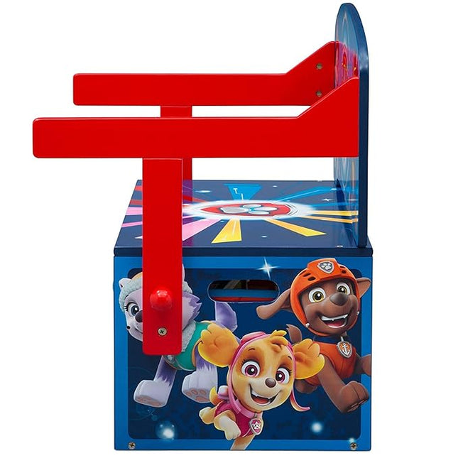 Delta Children Kids Convertible Activity Bench - Greenguard Gold Certified, Nick Jr. PAW Patrol - LeafyLoom