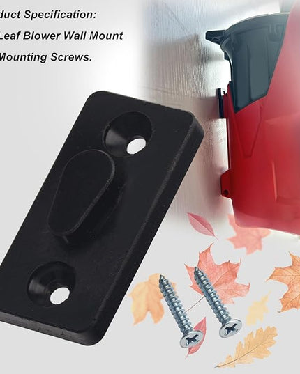 Leaf Blower Wall Mount Compatible with Milwaukee Leaf Blower M18 2724-20 2724-21, Plastic Wall Holder use for Hanging Leaf Blower - Mounting Bracket - LeafyLoom
