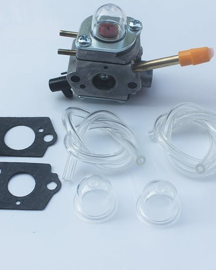 kipa Carburetor for Homelite 308054041 UT-09520 UT-09521 UT-09523 UT-09525 26cc Blowers with Fuel Lines Primer Bulbs Mounting Gaskets - LeafyLoom