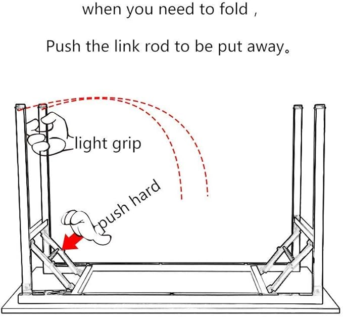 Folding Desk, 62 inch No Assembly Folding Desks for Small Spaces, Sturdy Foldable Computer Desk, Functional Home Office Desks, Study Writing Desk Office Table Workstation for Home Office Outdoor - LeafyLoom