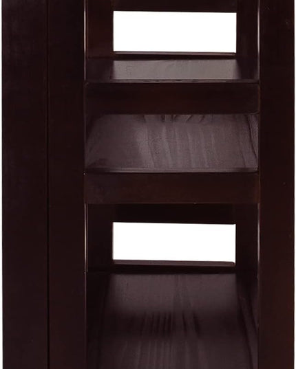 Casual Home 3-Shelf Folding Student Bookcase (20.75" Wide)-Espresso - LeafyLoom