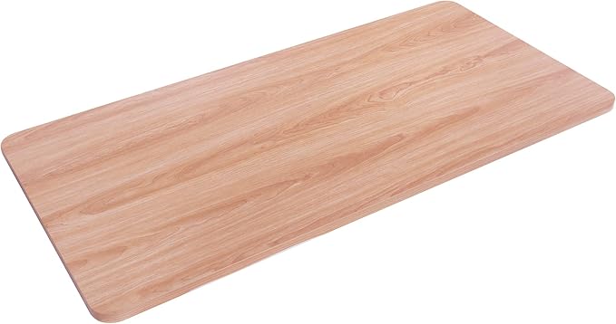Fromann 55 x 27 inch Table Top for Adjustable Home Office Standing Desk Frames (Light Wood) - LeafyLoom