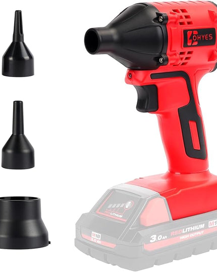 Air Blower Brushless High-Speed Motor Compatible with Milwaukee M18 Battery Air Duster Leaf Blower For Camping BBQ & Workshop (Battery not included) - LeafyLoom