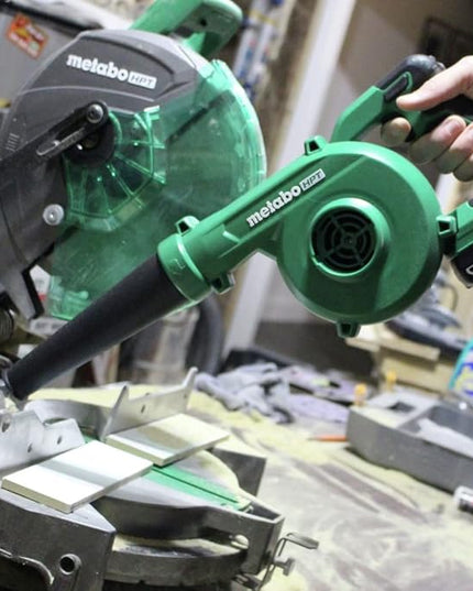 Metabo HPT 18V MultiVolt™ Cordless Li-Ion Compact Blower | Tool Only - No Battery | Variable Speed | 3 Speed Selector to Reduce Fatigue | 124 CFM | 213 MPH | Lifetime Tool Warranty | RB18DCQ4 - LeafyLoom