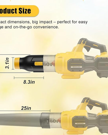 Blower Nozzle for Dewalt 60V/54V MAX Leaf Blower (DCBL772X1 DCBL772B DCMBA572N), Car Drying Nozzle for DeWalt - 8.3" Bare Nozzle - LeafyLoom