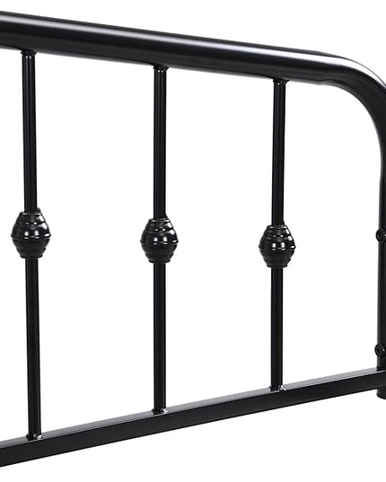 Twin Size Stylish Metal Daybed with 2 Drawers,Easy Assembly,Sofa Bed for Bedroom Living Room Guest-Room Apartment,Black - LeafyLoom