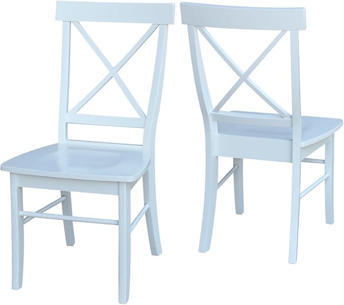 International Concepts X Back Chair, Wood - LeafyLoom