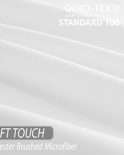 Full Sheet Set - 4 Piece Soft Breathable Bed Sheets for Full Size Bed, Extra Deep Pocket Lxuury Brushed Sheets, Cooling Hotel Bedding Sheets and Pillowcases, Wrinkle Free Oeko-Tex Sheets - LeafyLoom