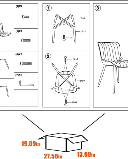 YOUNUOKE Black Dining Chairs Set of 2 Upholstered Mid Century Modern Kitchen Chair Armless Faux Leather Accent Dinning Side Chairs with Back and Metal Legs for Guest Waiting Reception Living Room - LeafyLoom