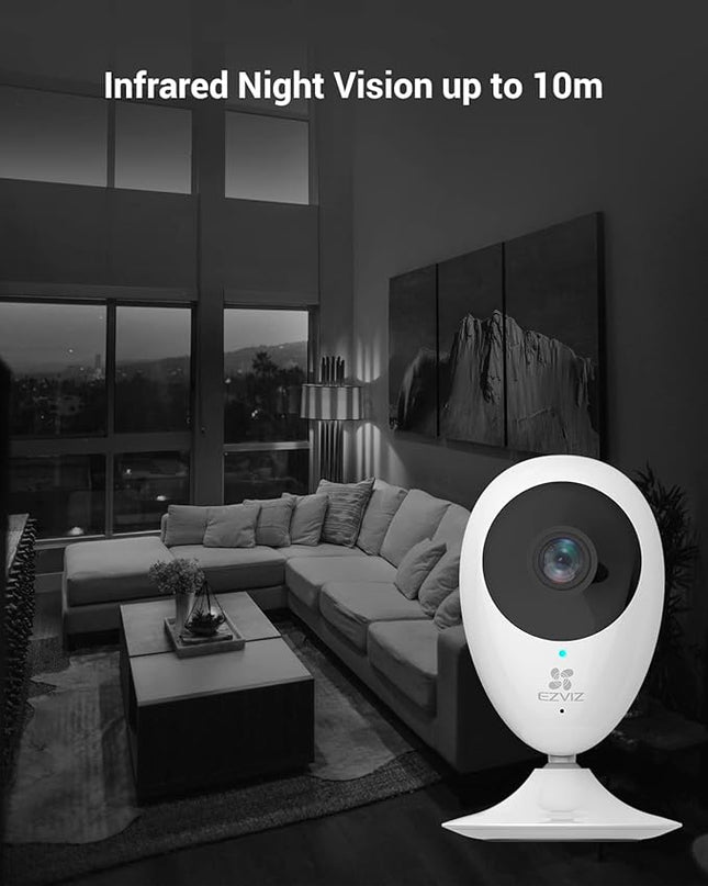 EZVIZ Indoor Security Camera 1080P, Motion Alert, Night Vision, Baby/Pet/Elder Monitoring, 2-Way Talk, Compatible with Alexa Google (C2C) EZVIZ